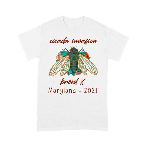 Divesart - Cicada invasion brood X Maryland 2021 - Standard T-shirt