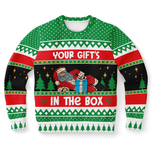 Weihnachtspullover - "Gift in the box"