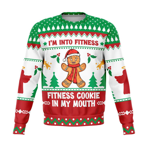 Weihnachtspullover - "Fitness Cookie"