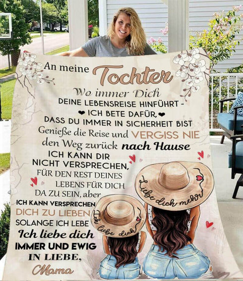 Divesart - Decke von Mutter zu Tochter - "Urlaub mit Mama"
