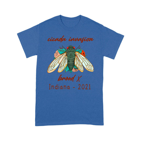 Divesart - Cicada invasion brood X Indiana 2021 - Standard T-shirt