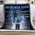 "An meinen Sohn" Decke - Tiger