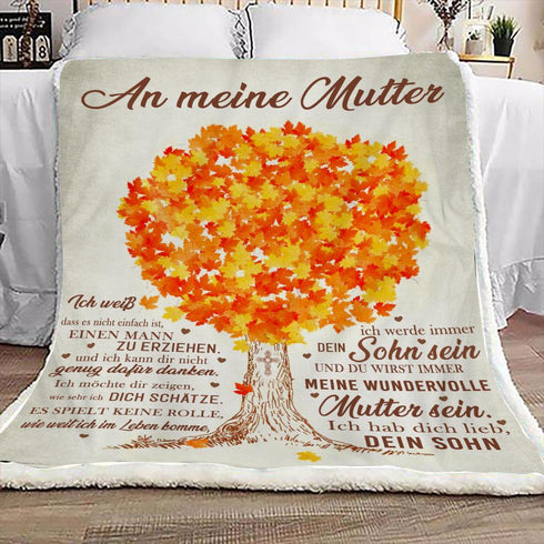 "An meine Mama" Decke - Baum