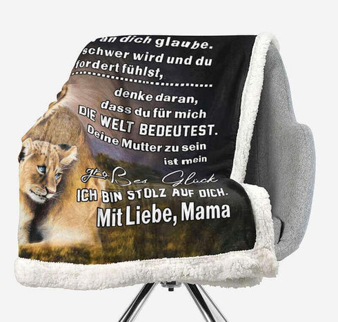 Divesart - Decke von Mutter zu Tochter - "Glückliche Träume"