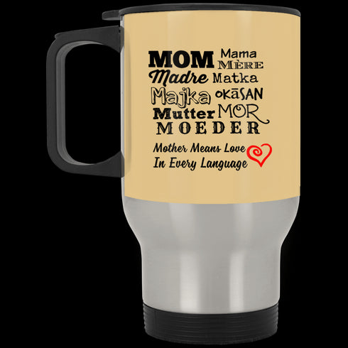 Mother Means Love In Every Language Mug Gift For Mom