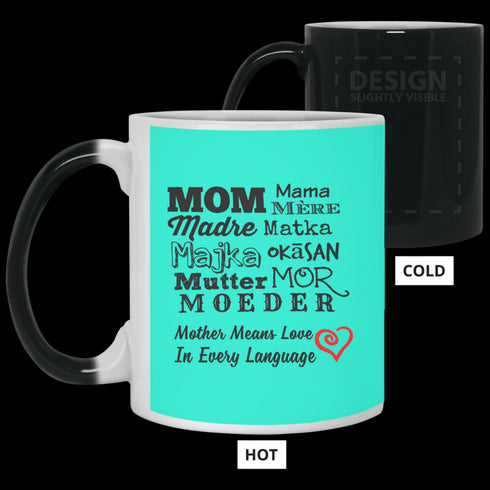 Mother Means Love In Every Language Mug Gift For Mom