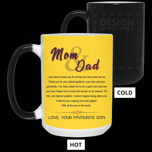 Awesome Gift For Your Parents Thank You For Your Love Mug - Famh