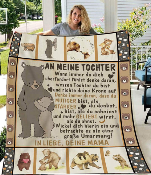 Divesart - Decke von Mutter zu Tochter - "Es ist ein großes Glück, dass ich dich habe"