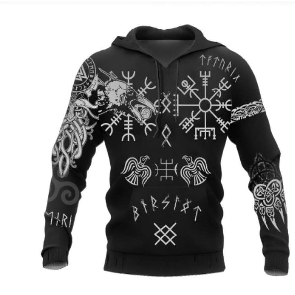 Huging And Muning Viking Tattoo - Hoodie