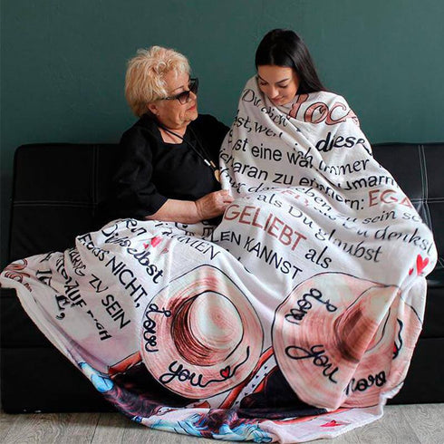 Divesart - Decke von Mutter zu Tochter - "Beste Freunde für immer"