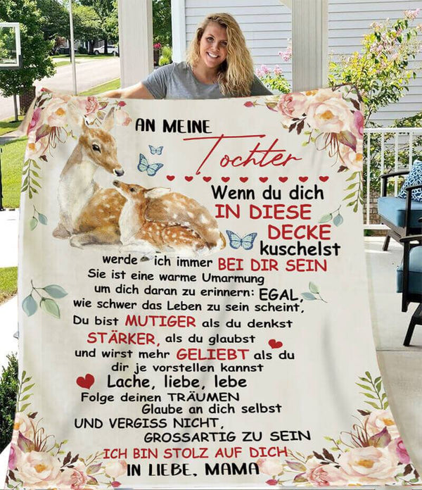Divesart - Decke von Mutter zu Tochter - "Ich gedeihe mit dir"