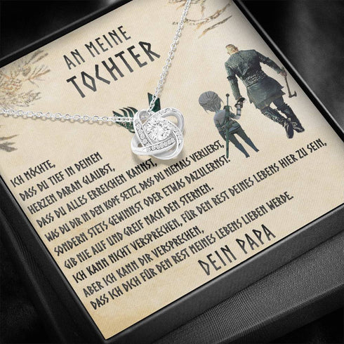 "An meine Tochter" Halskette - Wikinger