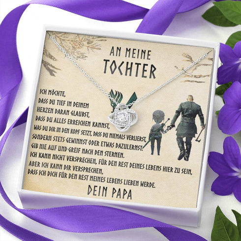 "An meine Tochter" Halskette - Wikinger