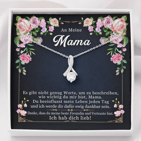 "An meine Mama" Halskette - Dankbar