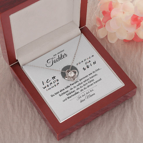 "An meine Tochter" Halskette - Immer für Sie da