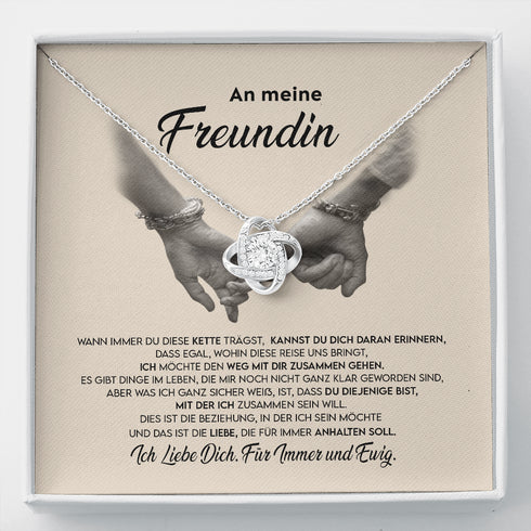 "An meine Freundin" Halskette - Reise