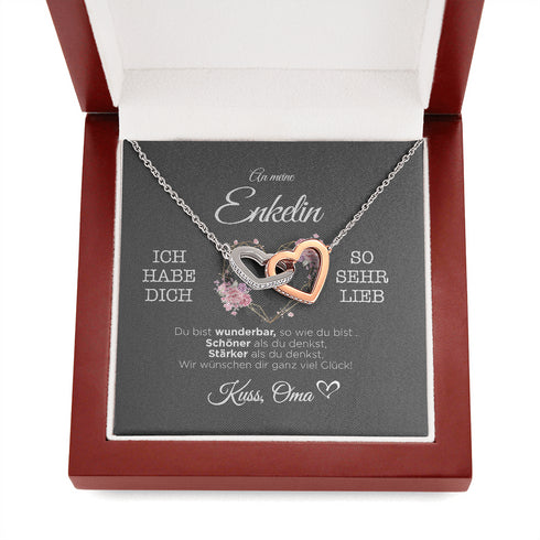 "An meine Enkelin" Halskette - Herzkranz