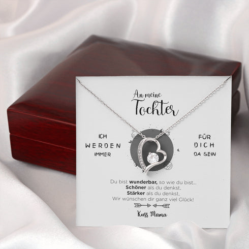 "An meine Tochter" Halskette - Ich wünsche Ihnen alles Glück der Welt