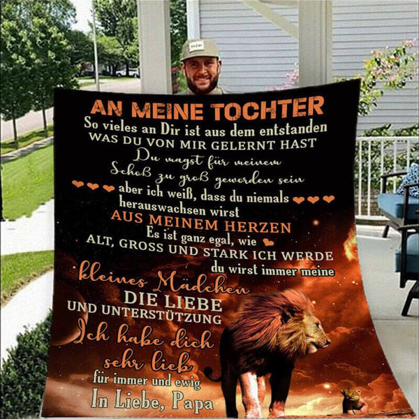 Divesart - Decke vom Vater an die Tochter - "Auf der Suche nach Abenteuer"