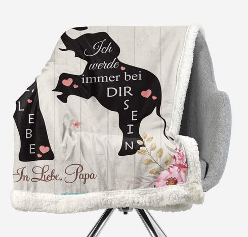 Divesart - Decke vom Vater an die Tochter - "Mutters Freude"