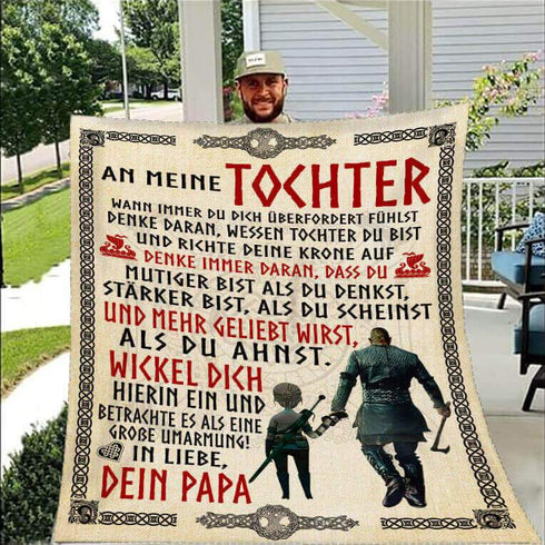 Divesart - Decke vom Vater an die Tochter - "Du bist die Beste der Welt"