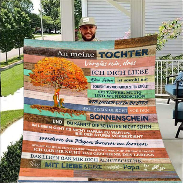 Divesart - Decke vom Vater an die Tochter - "Unendliche Liebe der Generationen"