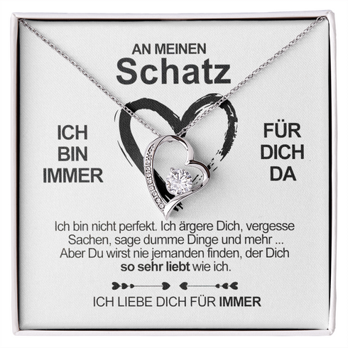 Divesart - Weißgold-Halskette - Für meinen Schatz - 2