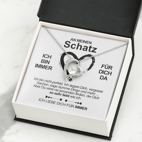 Divesart - Weißgold-Halskette - Für meinen Schatz - 2