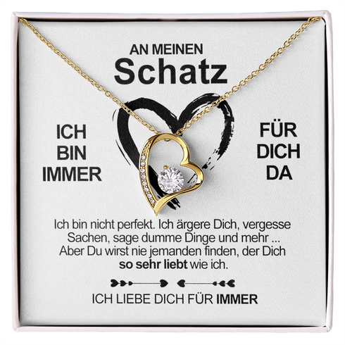 Divesart - Weißgold-Halskette - Für meinen Schatz - 2