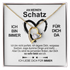 Divesart - Weißgold-Halskette - Für meinen Schatz - 2