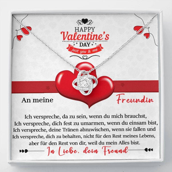 "An meine Freundin" Halskette - Valentins Kollektion