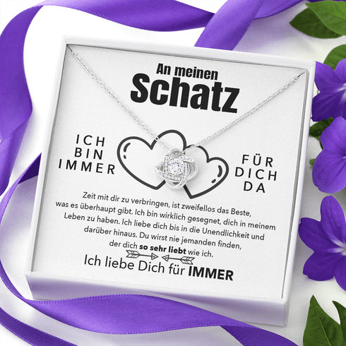 Weißgold Halskette - An meinen Schatz - Das Beste