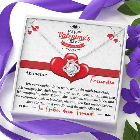 "An meine Freundin" Halskette - Valentins Kollektion