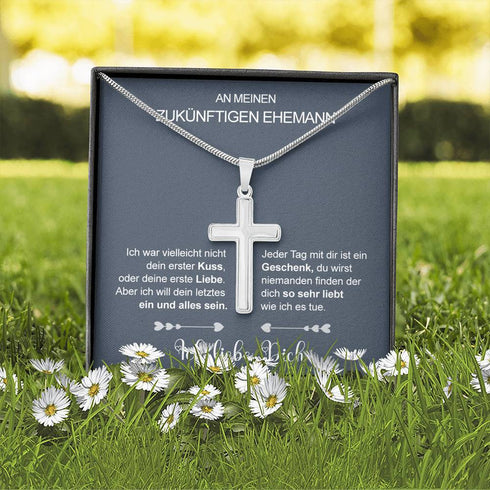 Divesart - Edelstahl-Halskette - An meinen zukünftigen Mann