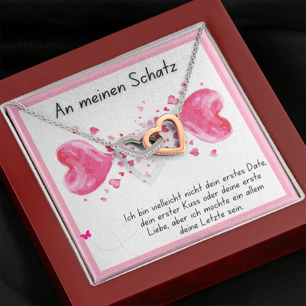Halskette für einen geliebten Menschen - "Du bist mein Leben"