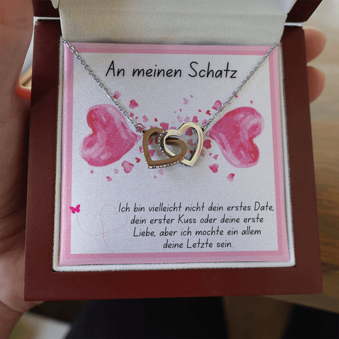 Halskette für einen geliebten Menschen - "Du bist mein Leben"