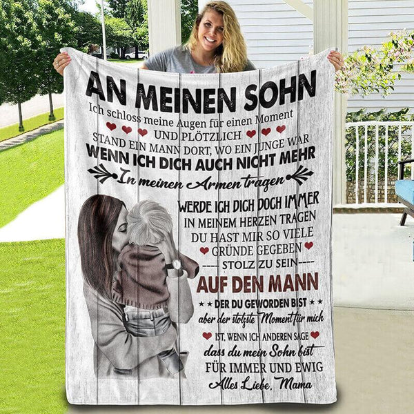 Divesart - Decke von Mutter zu Sohn - "Mein Lieblingsjunge"