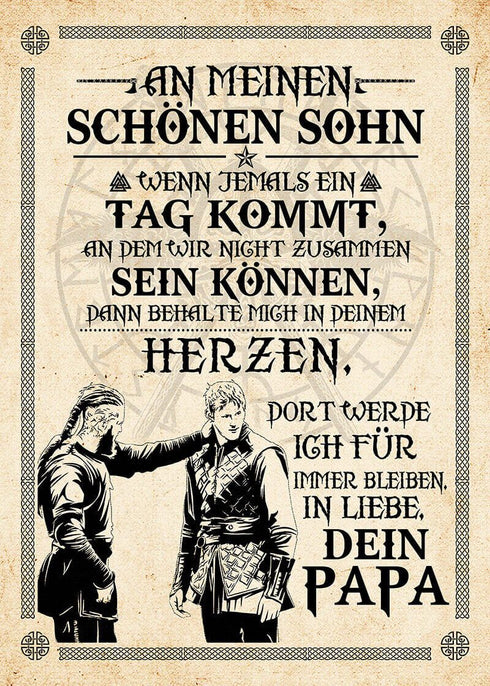 Divesart - Decke vom Vater an den Sohn - "Ich glaube immer an dich"