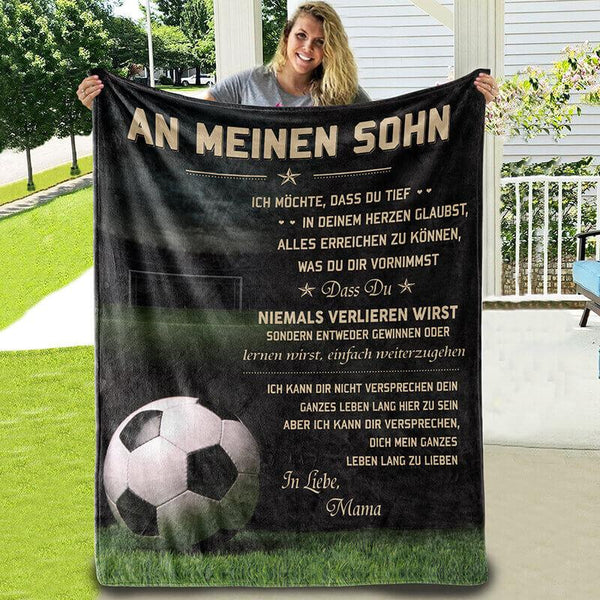 Divesart - Decke von Mutter zu Sohn - "Spiele mit all deiner Kraft"