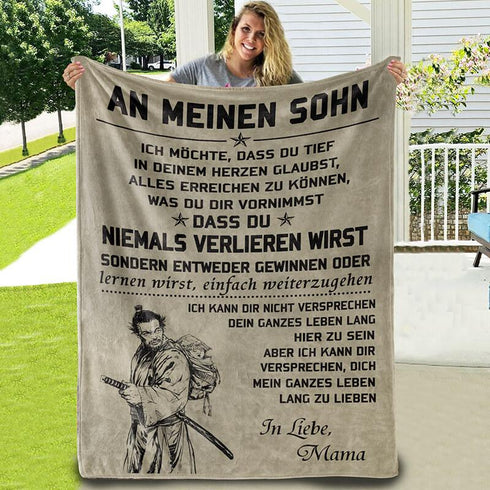 Divesart - Decke von Mutter zu Sohn - "Für meinen besten Jungen"