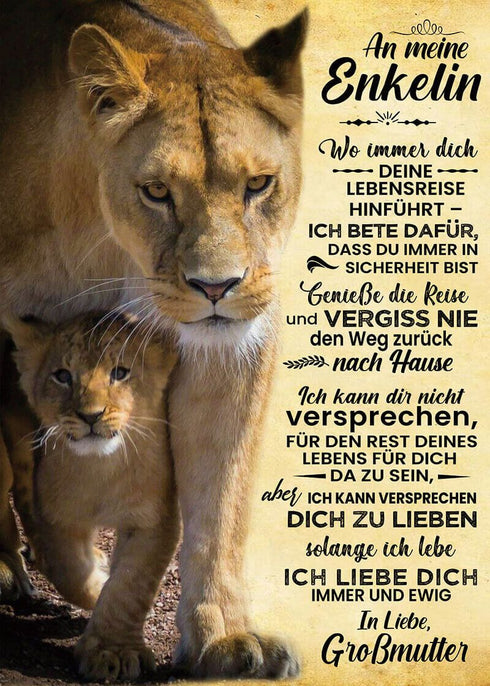 Divesart - Decke von Großmutter zu Enkelin - "Spaziergang in der Sonne"