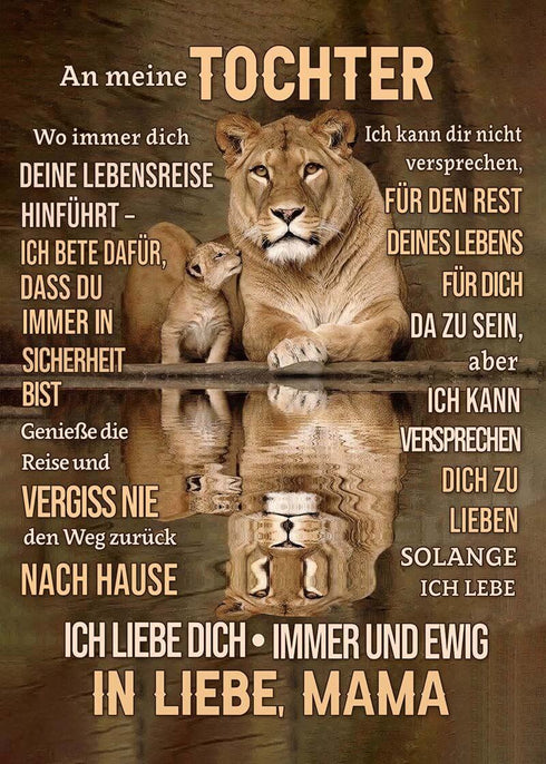 Divesart - Decke von Mutter zu Tochter - "Wie schön, dass du neben mir bist"