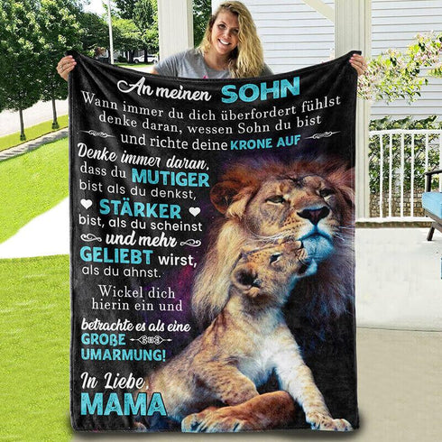 Divesart - Decke von Mutter zu Sohn - "Ein kleines aber mutiges Herz"