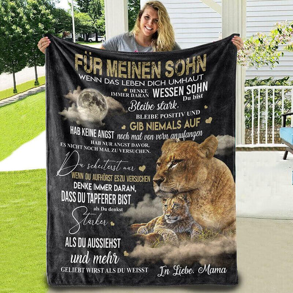 Divesart - Decke von Mutter zu Sohn - "Die Kraft der väterlichen Liebe"