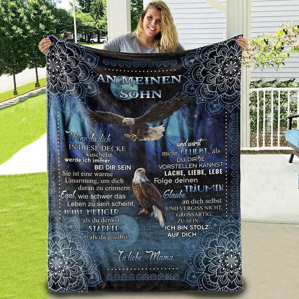 Divesart - Decke von Mutter zu Sohn - "Adlerflügel"