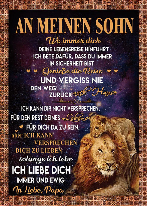 Divesart - Decke vom Vater an den Sohn - "Das Löwenherz"