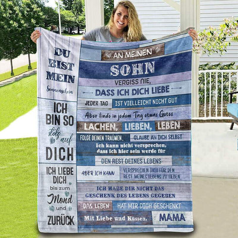 Divesart - Decke von Mutter zu Sohn - "Die Unvermeidlichkeit der Liebe"