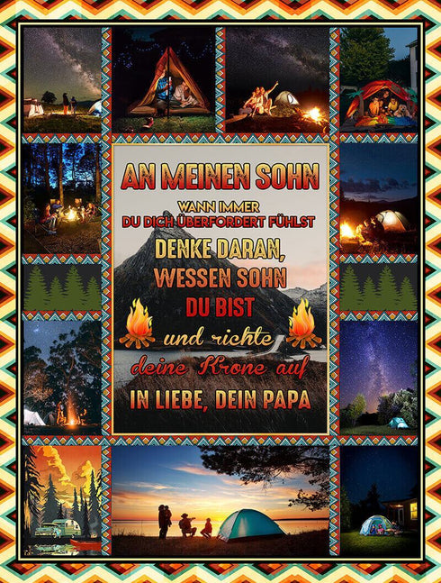 Divesart - Decke vom Vater an den Sohn - "Bergkomfort"