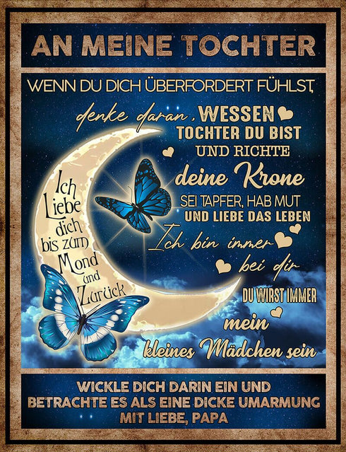 Divesart - Decke vom Vater an die Tochter - "Meine Ewigkeit ist in dir"