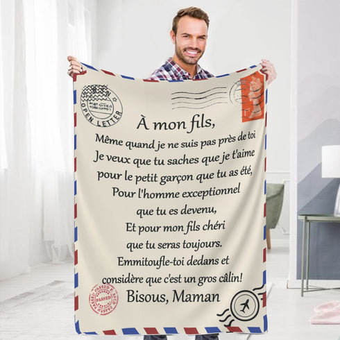 Couverture Personnalisée À Mon Fils
